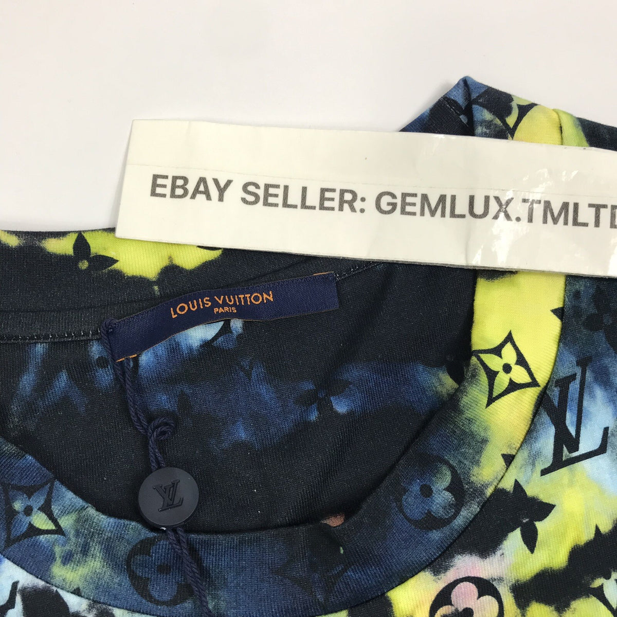 Louis Vuitton by Virgil Abloh Monogram Tie Dye Printed T-Shirt, photo 8