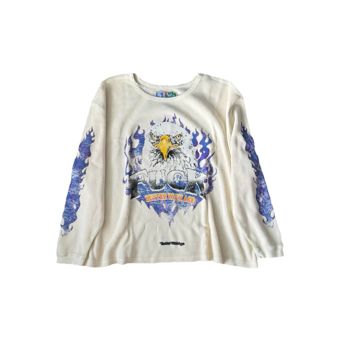 Better With Age Vanity Waffle Eagle Long Sleeve T-Shirt, photo 1