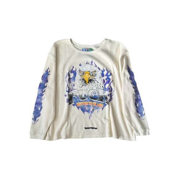 Better With Age Vanity Waffle Eagle Long Sleeve T-Shirt, photo 1