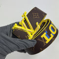 Louis Vuitton x Virgil Abloh ‘London’ Print Reversible Belt، الصورة 4