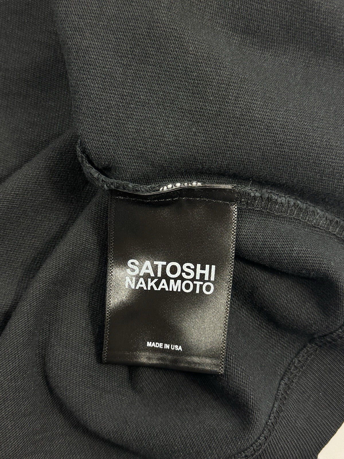 Satoshi Nakamoto Rhinestone Cracked Print Oversized T-Shirt, photo 6