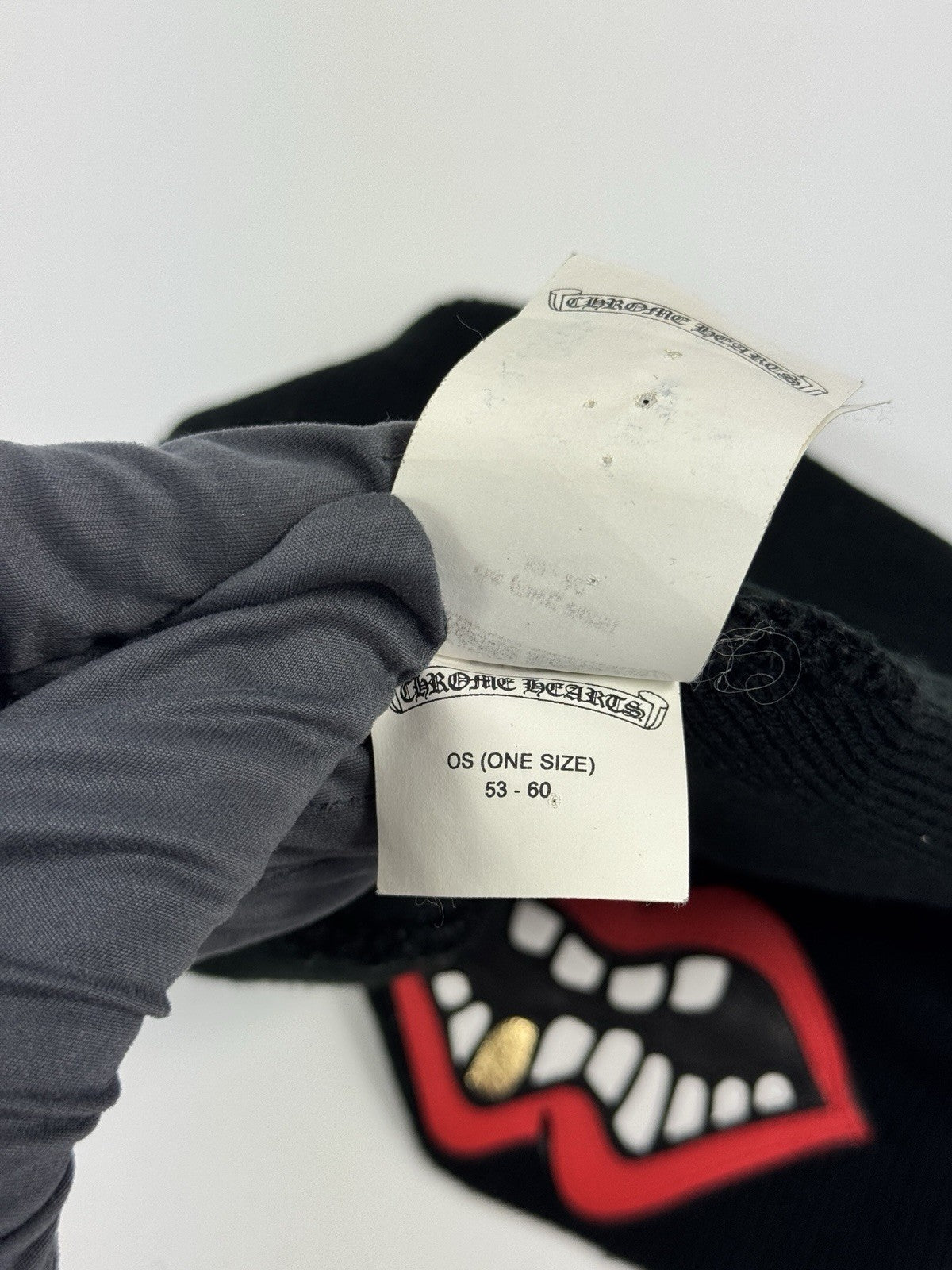 Chrome Hearts x Matty Boy 1 of 1 Sample Sex Records Lips Beanie, photo 11