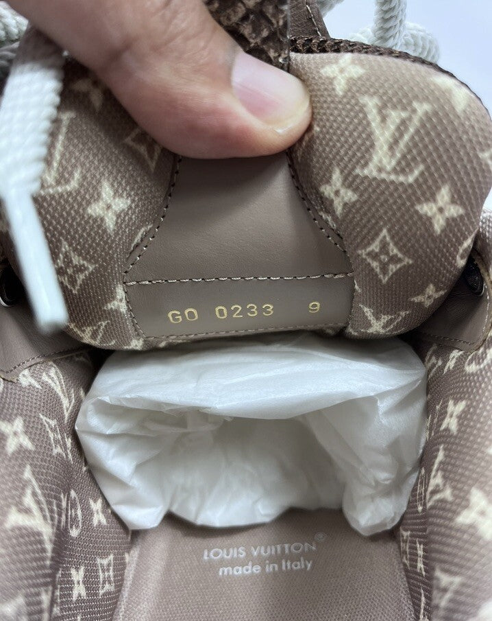Louis Vuitton Brown Python SK8 Trainers, photo 10