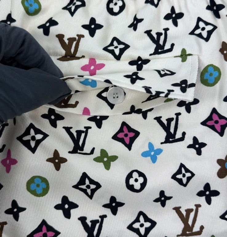 Louis Vuitton x Tyler The Creator Monogram Silk Shorts, photo 4