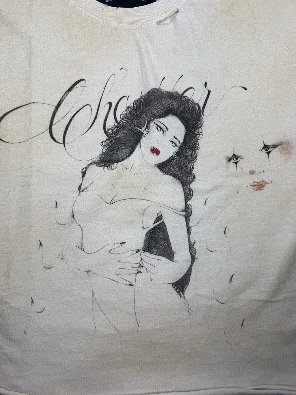 The Sekrit Saint Red Lips Printed T-Shirt, photo 9