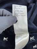 Louis Vuitton Velvet Logo Print Zip Up Jacket، الصورة 9