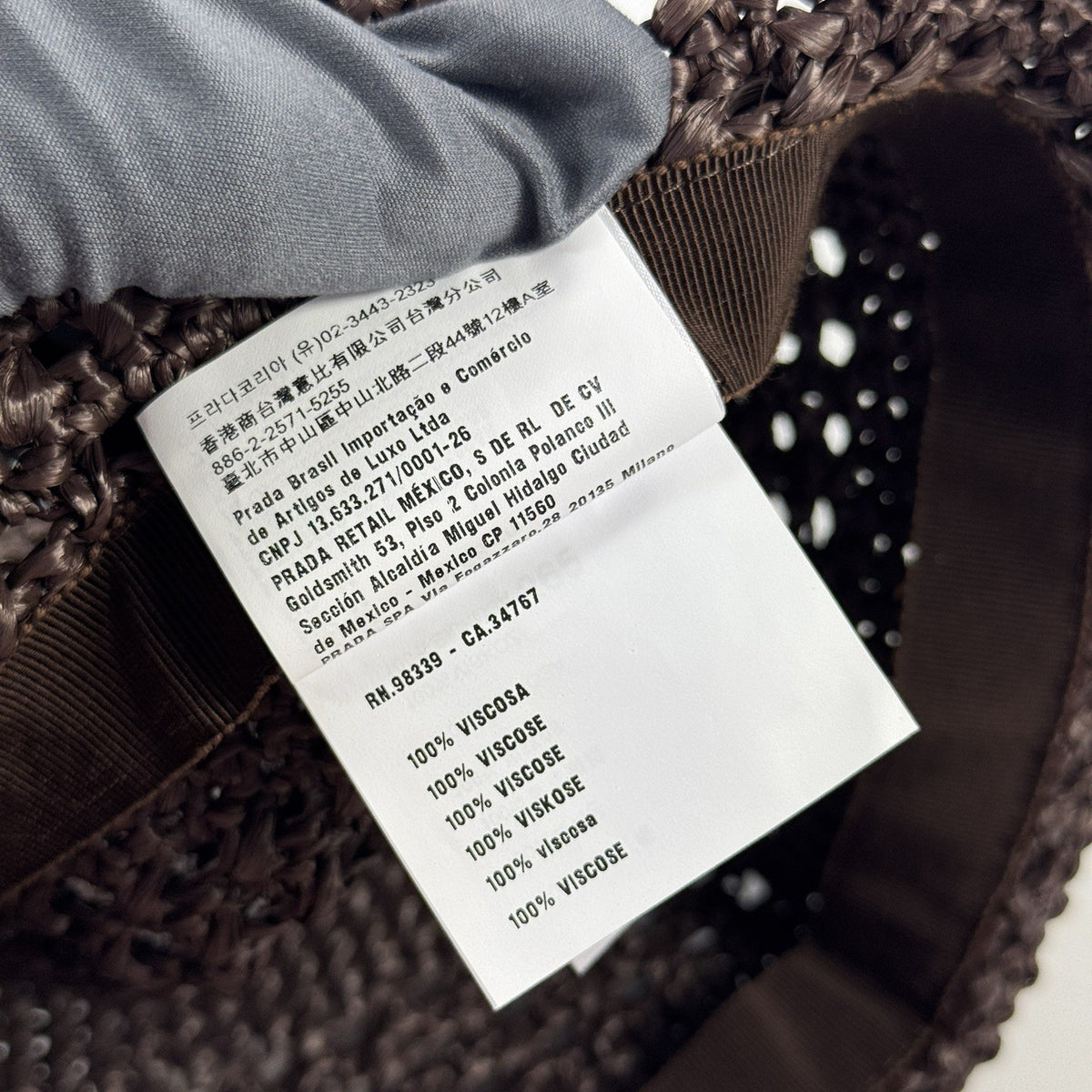 Miu Woven Fabric Hat, photo 6