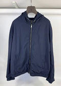 Eleventy Suede Reversible Hooded Zip Up Jacket, photo 3