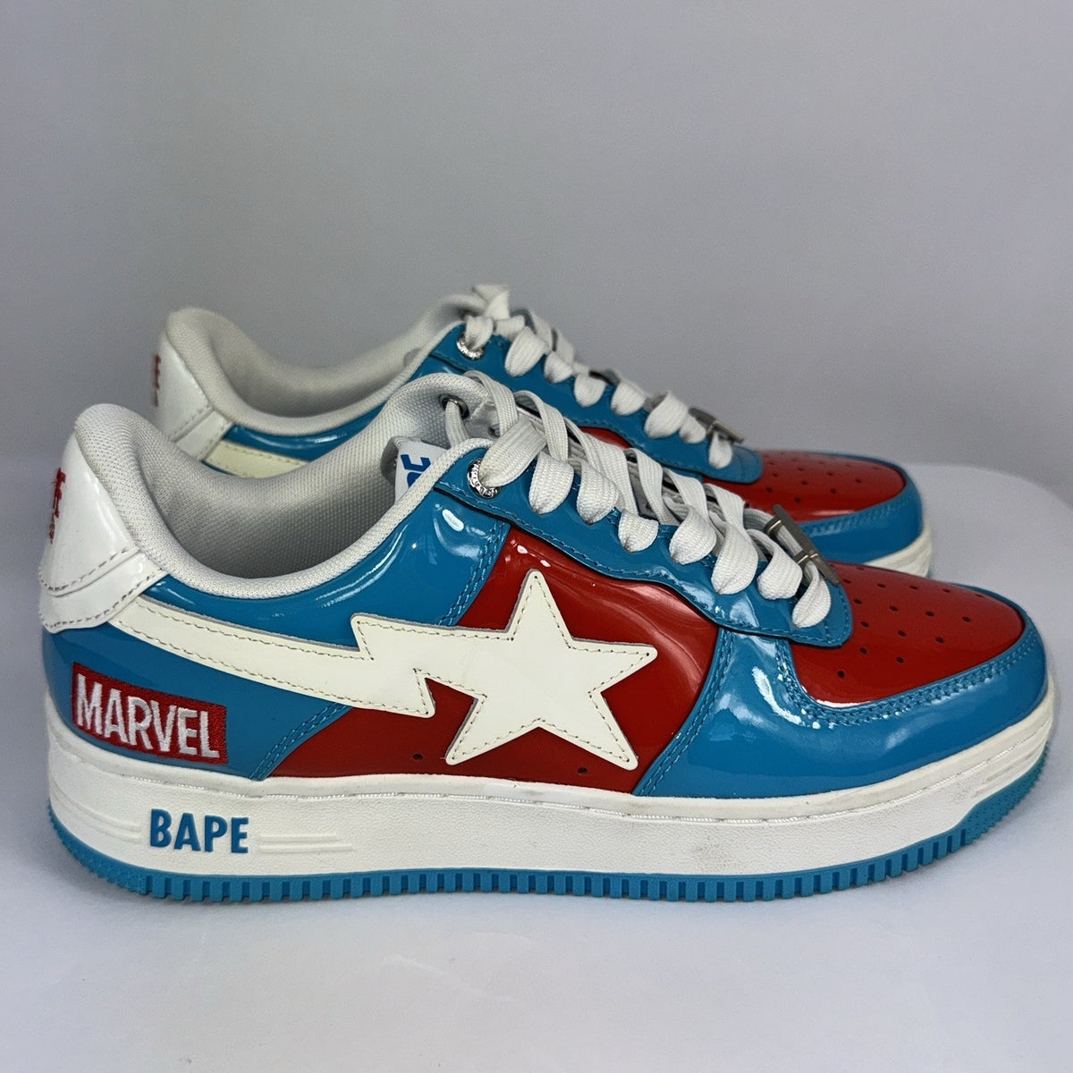 Bape A Bathing Ape Bape STA Marvel Comics Captain America Sneakers, photo 6