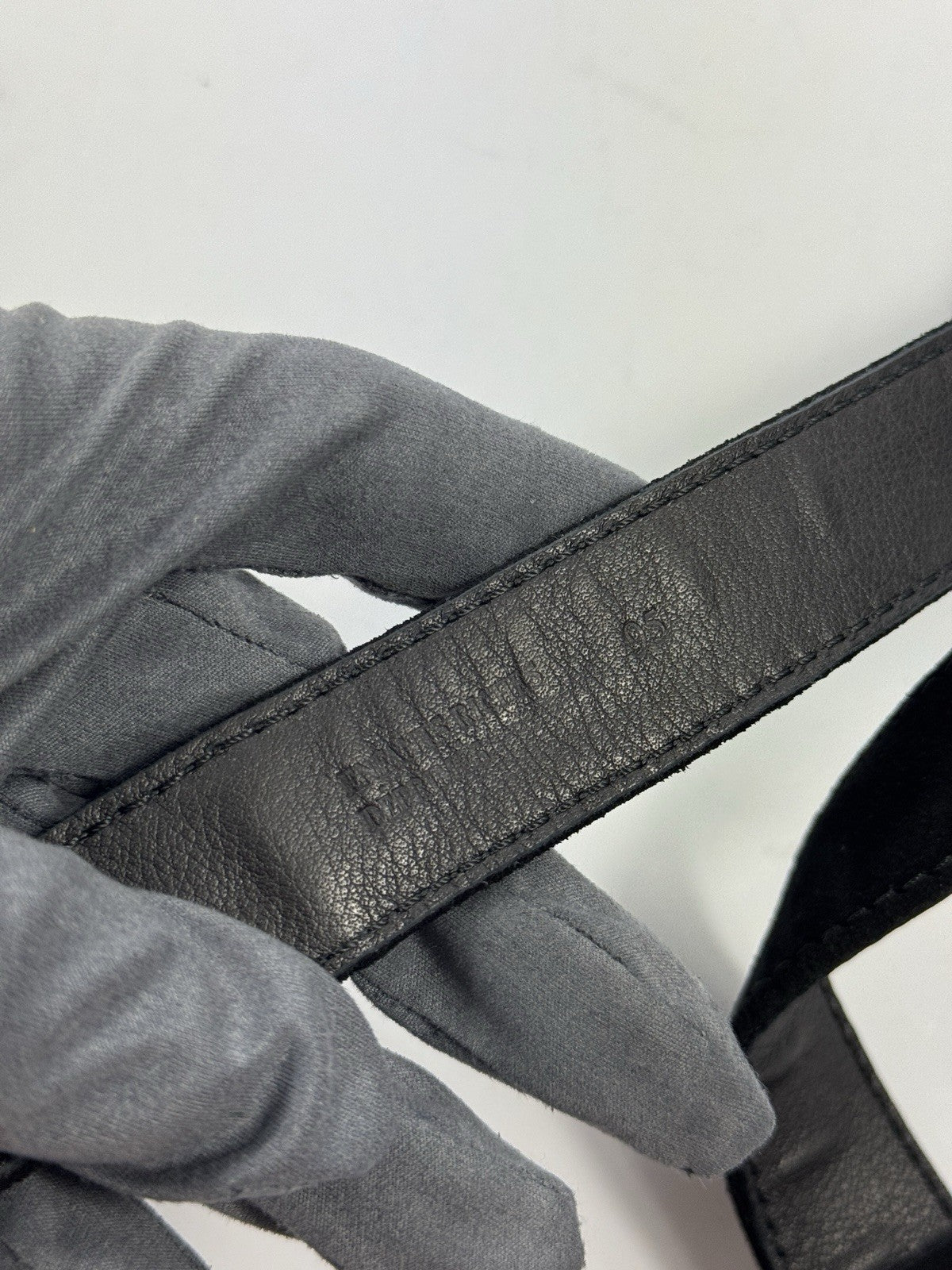 Enfants Riches Deprimes Suede Classic Stitched Belt, photo 6