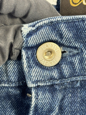 Loewe x Paula’s Ibiza Straight Leg Patchwork Denim Jeans، الصورة 5