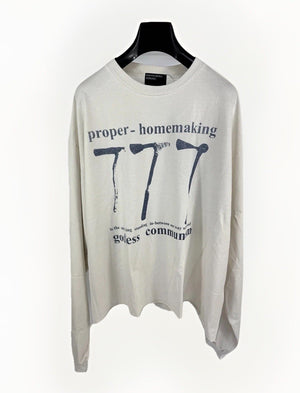 Enfants Riches Deprimes Proper Homemaker Print Long Sleeve T-Shirt، الصورة 3