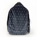 Louis Vuitton Velvet Logo Print Zip Up Jacket، الصورة 1