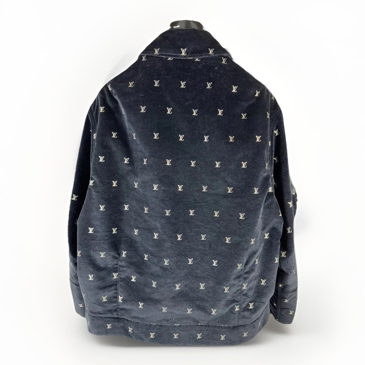 Louis Vuitton Velvet Logo Print Zip Up Jacket, photo 1