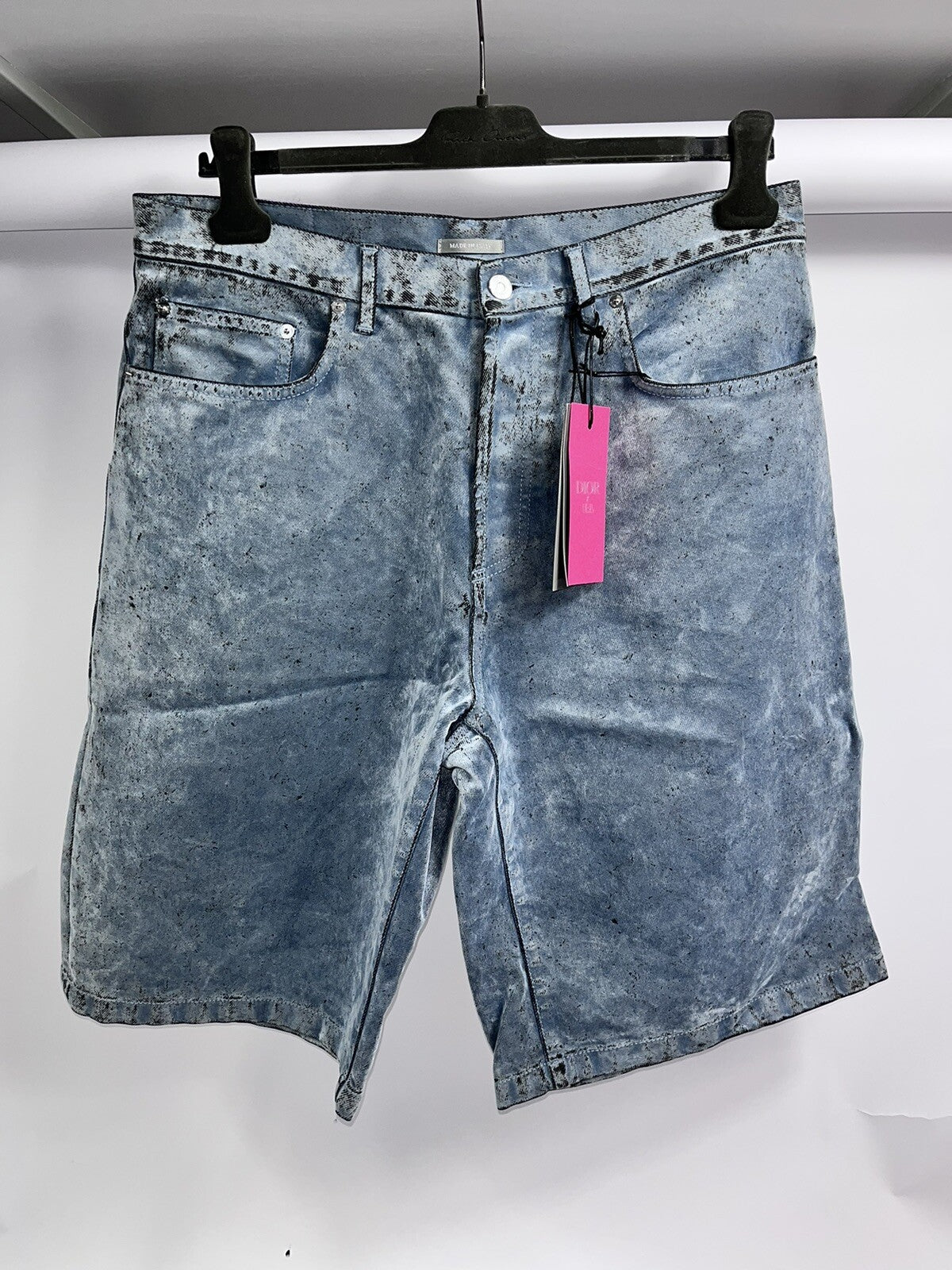 Dior x ERL Velvety Distressed Shorts, photo 2